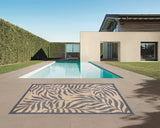Tropical Indoor/Outdoor Rugs Flatweave Contemporary Patio, Pool, Camp and Picnic Carpets FW 513 - Context USA - Area Rug by MSRUGS