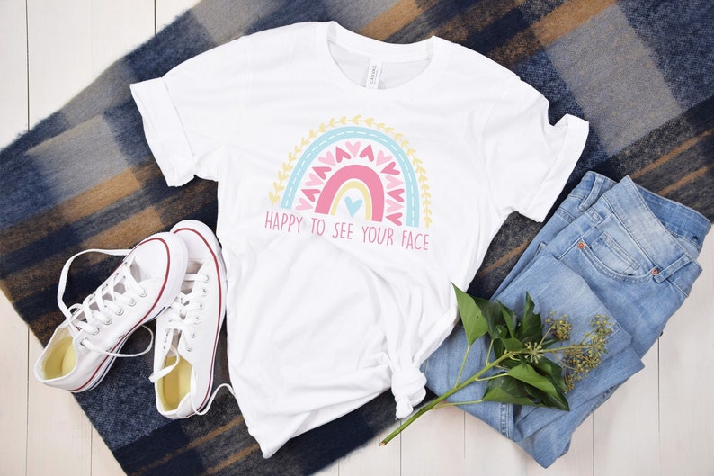 Happy To See Your Face Shirt, Back to School Teacher Shirt, Back To School Shirt, 1st Day of School Shirt, Elementary Teacher Tee,