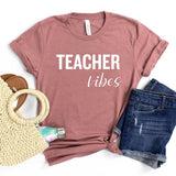 Teacher's tee ,Teacher vibes shirt, teacher appreciation, Teacher Shirt, Elementary Teacher Shirt, Teacher Gift, Teacher Shirt, Kindergarten