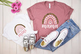Mama Valentines Shirt, Mini Valentines Shirt, Mama's Girl Valentines Shirt, Rainbow Mama Shirt, Rainbow Mini Shirt, Mama Mini Matching Shirt