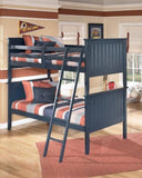 Black 3-Piece Twin over Twin Bunk Bed