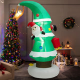 8 Feet Inflatable Christmas Tree with Santa Claus