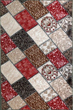 Kitchen 3-set 20x30" + 26x45" + 20x59" Newruz Print Bath Mat Absorbent Soft Area Rug Non-slip Carpet - Context USA - Area Rug by MSRUGS