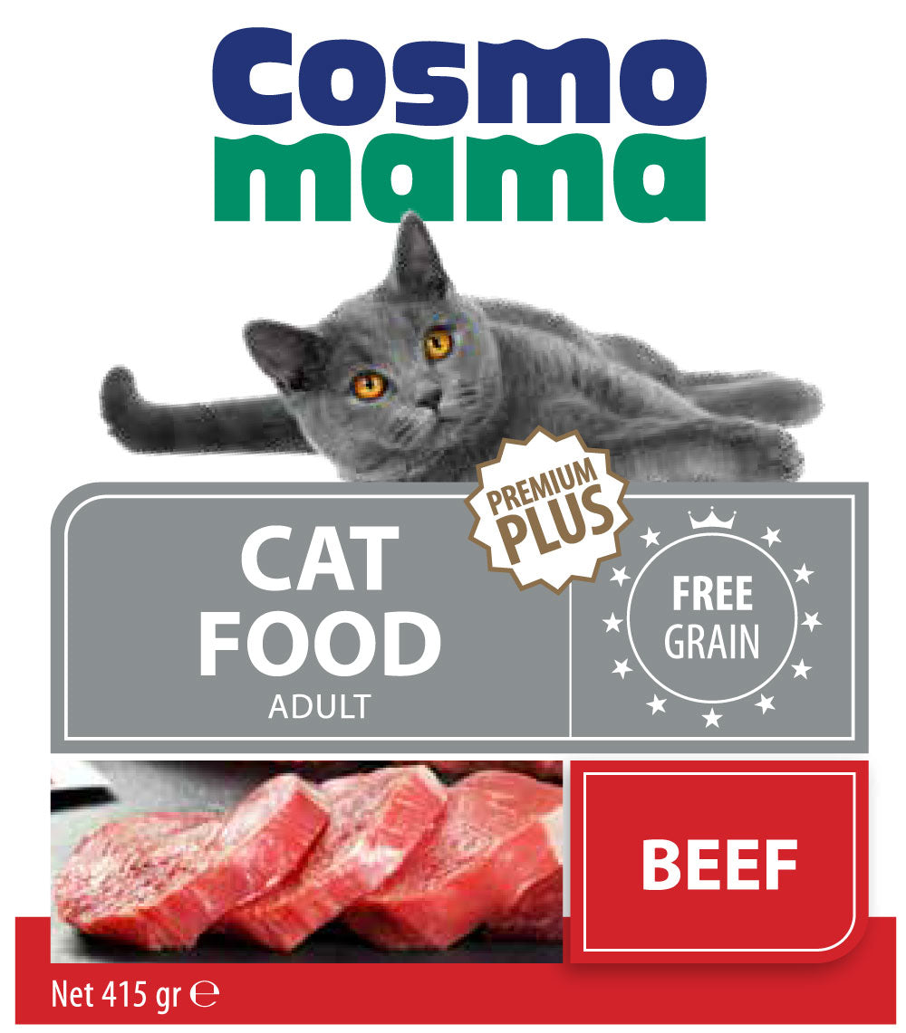 Cat Food Beef Adult