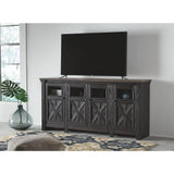Tyler Creek Black/Gray Extra Large TV Stand