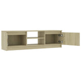 TV Cabinet Sonoma Oak 47.2"x11.8"x13.9" Chipboard