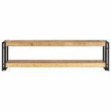 TV Cabinet 59"x11.8"x15.7" Solid Mango Wood