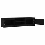 TV Cabinet Black 55.1"x15.7"x14" Chipboard