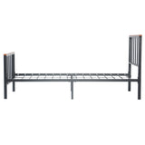 Metal Platform Bed frame with Headboard and Footboard,Sturdy Metal Frame,No Box Spring Needed(Queen/Full/Twin)