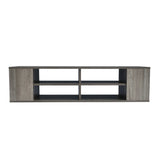 Wall Mounted Media Console,Floating TV Stand Component Shelf with Height Adjustable  YJ