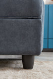 Free Combination Module Sofa L-shaped,With Storage,Dark Gray