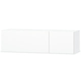 TV Cabinet Chipboard 47.2"x15.7"x13.4" High Gloss White