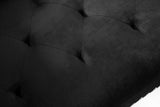 Convertible Sofa bed sleeper Black velvet