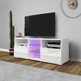 Free shipping Modern Minimalist TV Cabinet Living Room with 20 colors LED Lights,TV Stand Entertainment Center (BLACK Modern High-Gloss LED TV Cabinet, Simpleness Creative Furniture TV Cabinet YJ