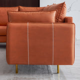 L-shaped Corner Sectional Technical leather Sofa