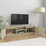 TV Cabinet Sonoma Oak 47.2"x11.8"x13.9" Chipboard