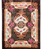 Context Oriental Brown 6'.6" x 10' Rug Soft Cozy Carved Design