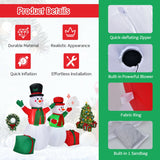 6 Feet Christmas Inflatable Snowmen Blow up Christmas Decoration