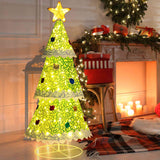 4.6 Feet Pre-Lit Pop-Up Christmas Tree with 110 Warm Lights