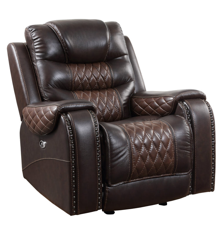 Harley Power - TOP GRAIN LEATHER Reclining Set