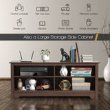 58 Inch Wooden Entertainment Media Center TV Stand
