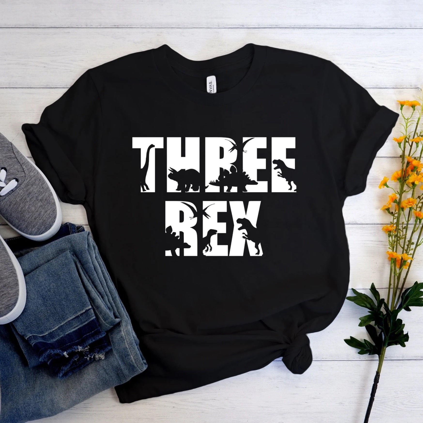 Three Rex Birthday T-shirt