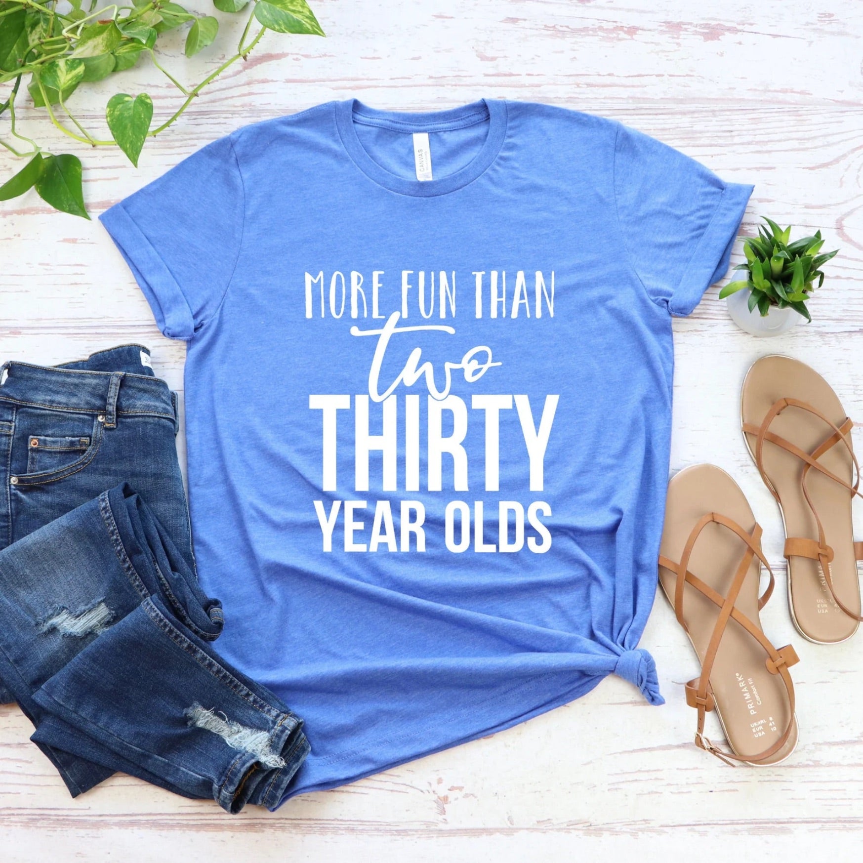 MORE FUN THAN TWO Thirty YEARs OLD Birthday T-shirt