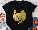 Golden Turkey Thanksgiving T-shirt