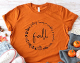 Falling Leaves-Sweater-Pumpkin Spice  Thanksgiving T-shirt