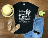 Sandy Toes And Sunkissed Nose Summer T-shirt