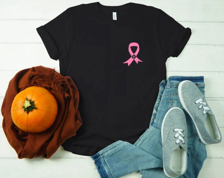 Ribbon Breast Cancer T-shirt