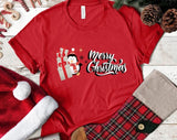 Penguin Merry Christmas T-shirt