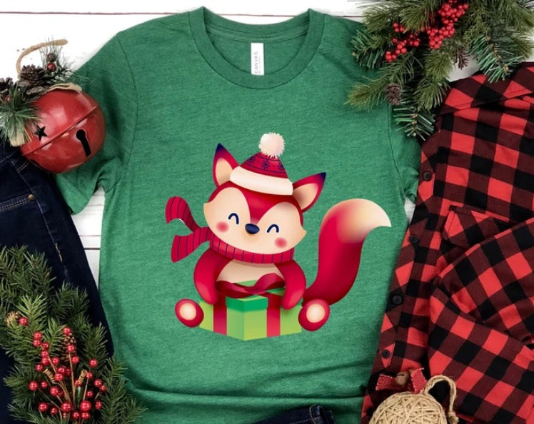 Funny Raccoon Christmas T-shirt