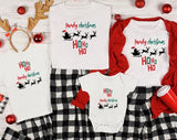 Ho-Ho-Ho Christmas Family T-shirt
