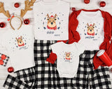 Deer Family Christmas T-shirt