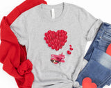 Love with Plain Valentine Day T-shirt