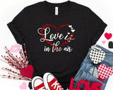 Love Is In The Air Valentine Day T-shirt