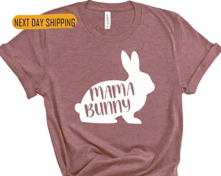 Mama  Bunny Easter T-shirt