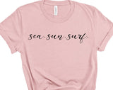 Sea Sun Surf Summer T-shirt