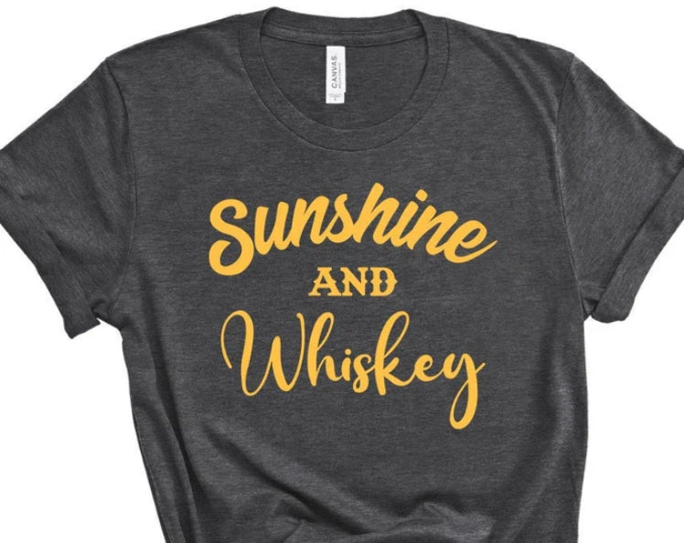 Sunshine And Whiskey Summer T-shirt