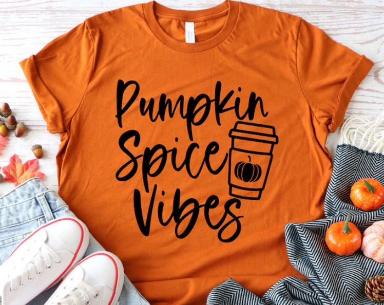 Pumpkin Spice Vibes  ThanksGiving T-shirt