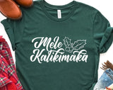 Mele Kalikimaka Christmas T-shirt