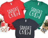 Santa's Crew Christmas T-shirt