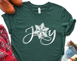 Snowflake Joy Christmas T-shirt