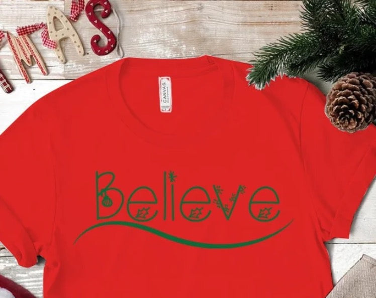 Believe Christmas T-shirt