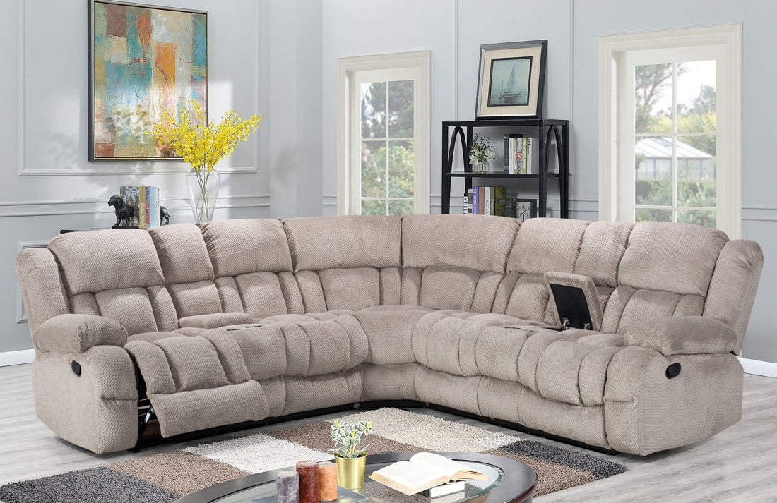 Jade21 Grey - Motion Sectional