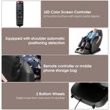 Zero Gravity Sl-Track Electric Shiatsu Massage Chair with Intelligent Voice Control