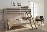 TWIN/TWIN BUNK BED WITH LADDER