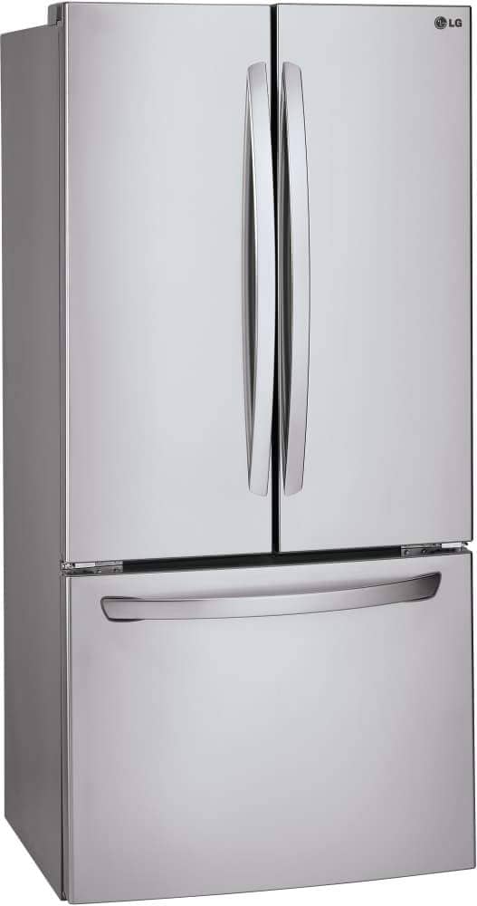 LG 33 Inch French Door Refrigerator with Linear Compressor, Smart Cooling