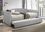 Mason Gray Linen - Daybed with Trundle